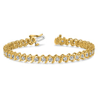 14k 3.8mm Diamond Tennis Bracelet Mounting-X707
