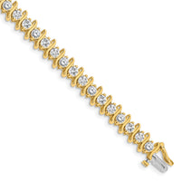 14k 3.8mm Diamond Tennis Bracelet Mounting-X707