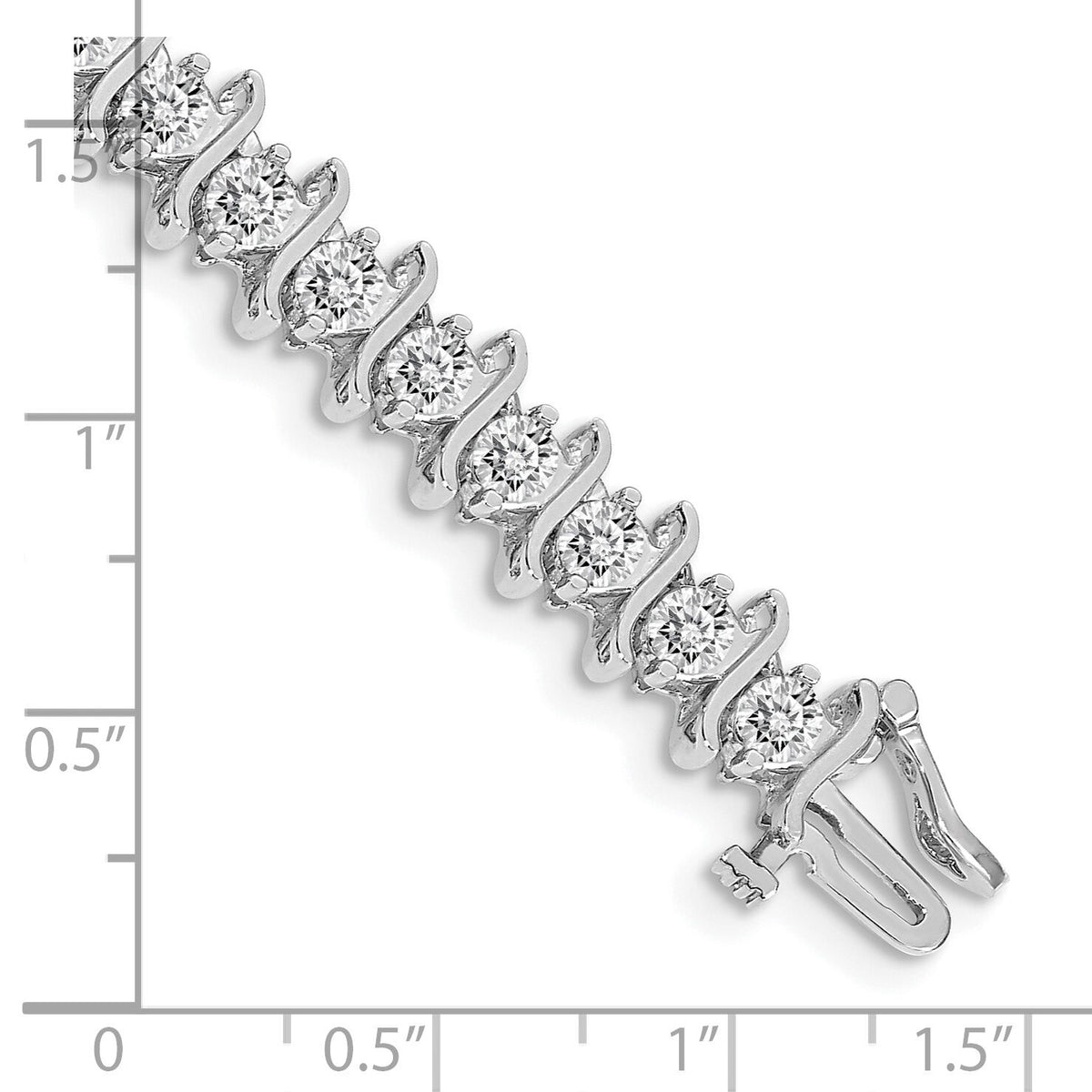 14k White Gold 3.8mm Diamond Tennis Bracelet Mounting-X707W