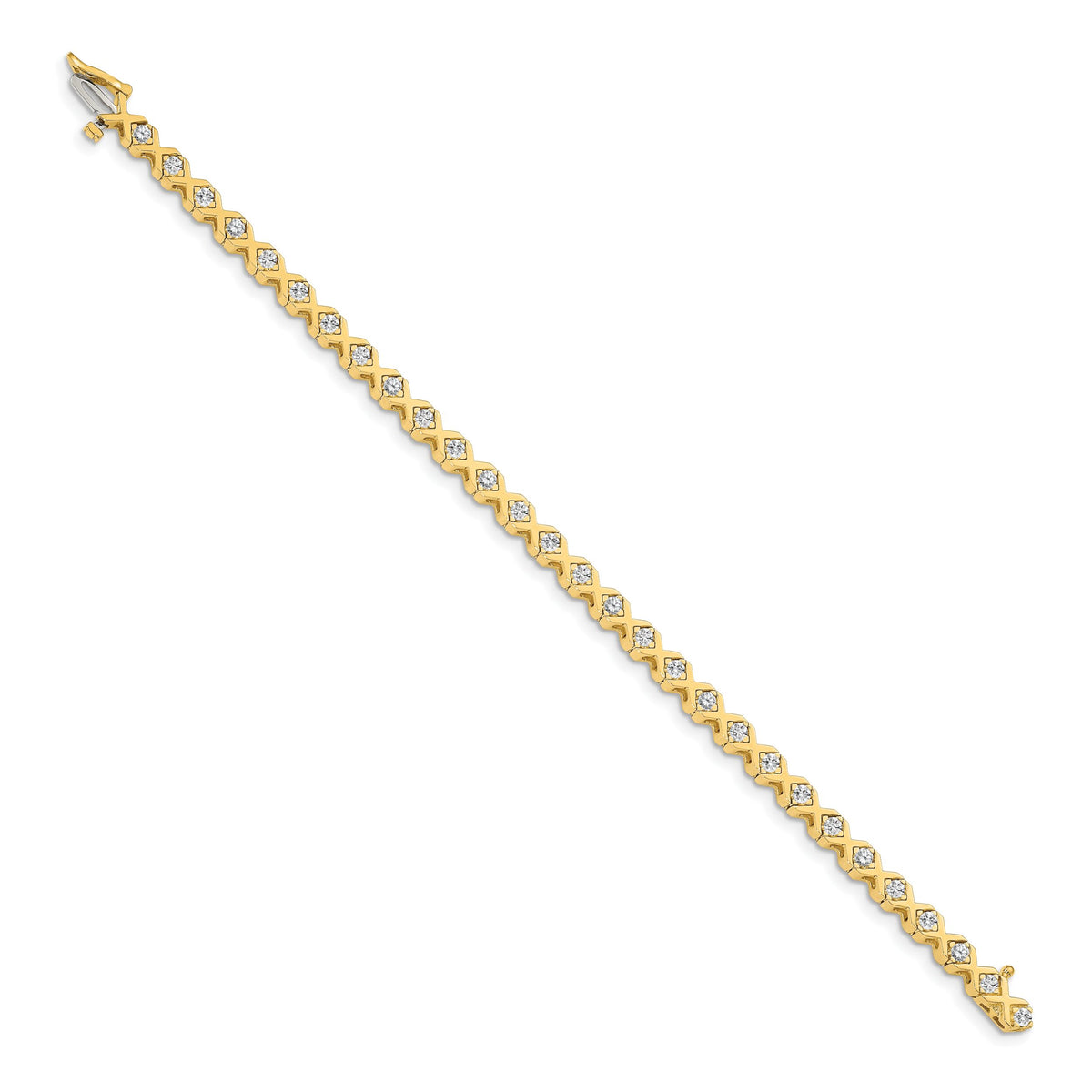 14k 2.6mm Diamond Tennis Bracelet Mounting-X721