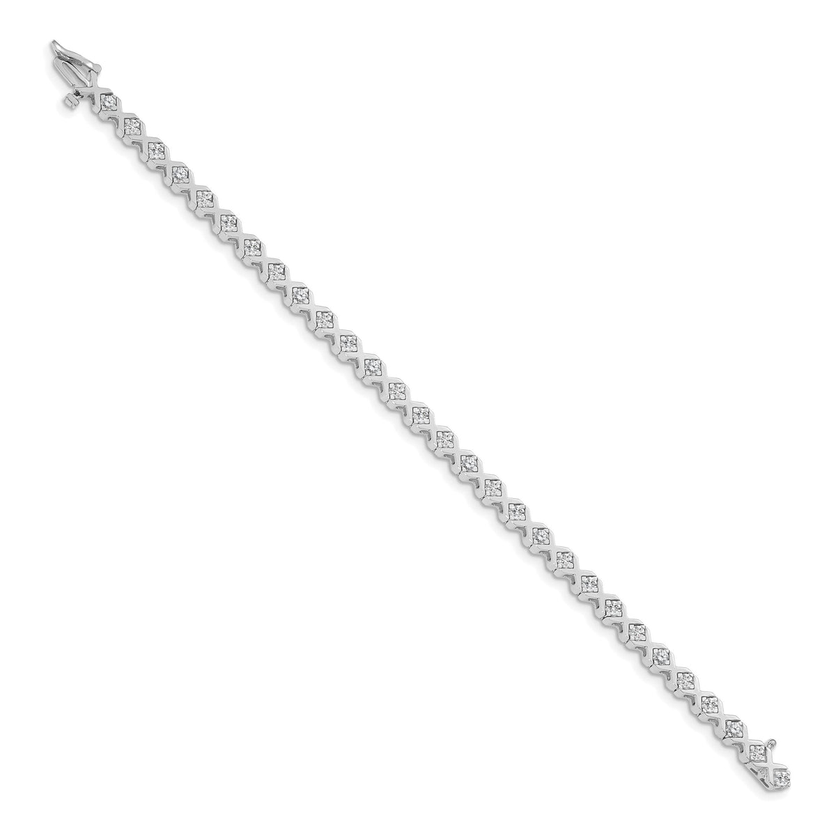 14k White Gold 2.6mm Tennis Bracelet Mounting-X721W