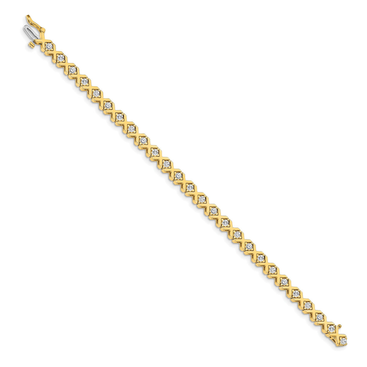 14k 2.9mm Diamond Tennis Bracelet Mounting-X722