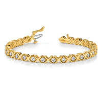 14k 2.9mm Diamond Tennis Bracelet Mounting-X722