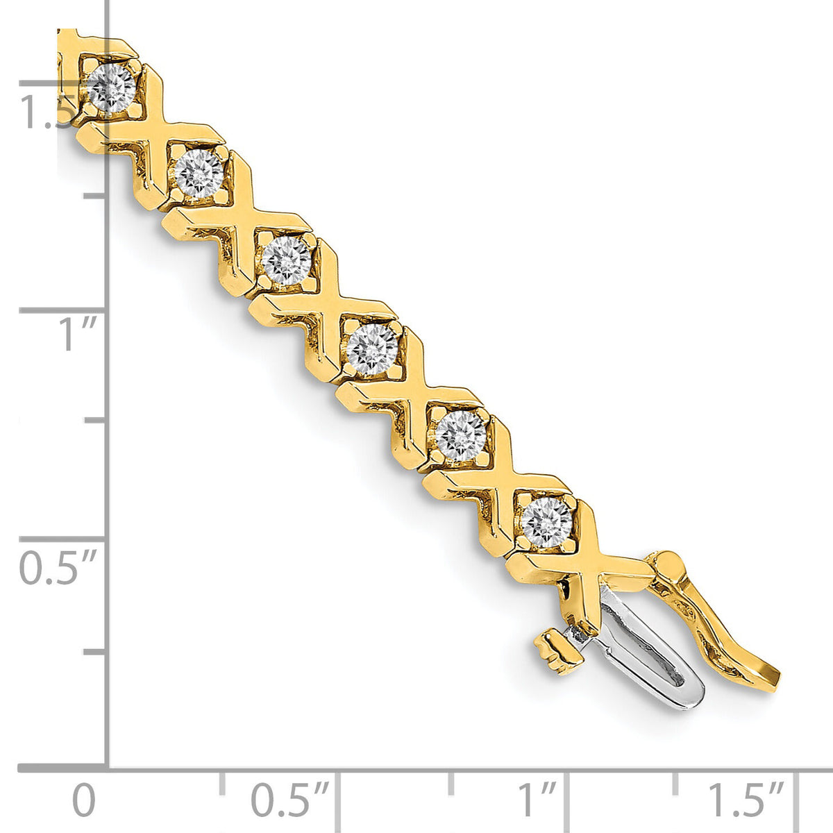 14k 2.9mm Diamond Tennis Bracelet Mounting-X722