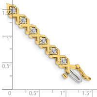 14k 2.9mm Diamond Tennis Bracelet Mounting-X722