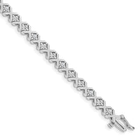 14k White Gold 2.9mm Stones Tennis Bracelet Mounting-X722W
