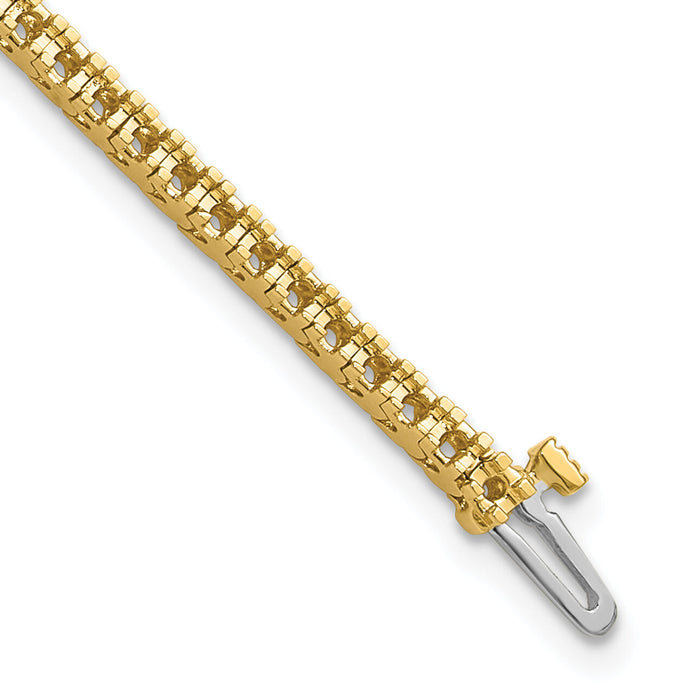 14k Diamond Tennis Bracelet Mounting-X729