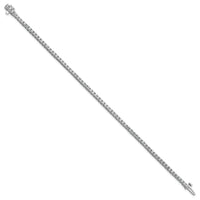 14k White Gold Holds Tennis Bracelet Mounting-X729W