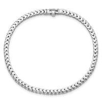 14k White Gold Holds Tennis Bracelet Mounting-X729W