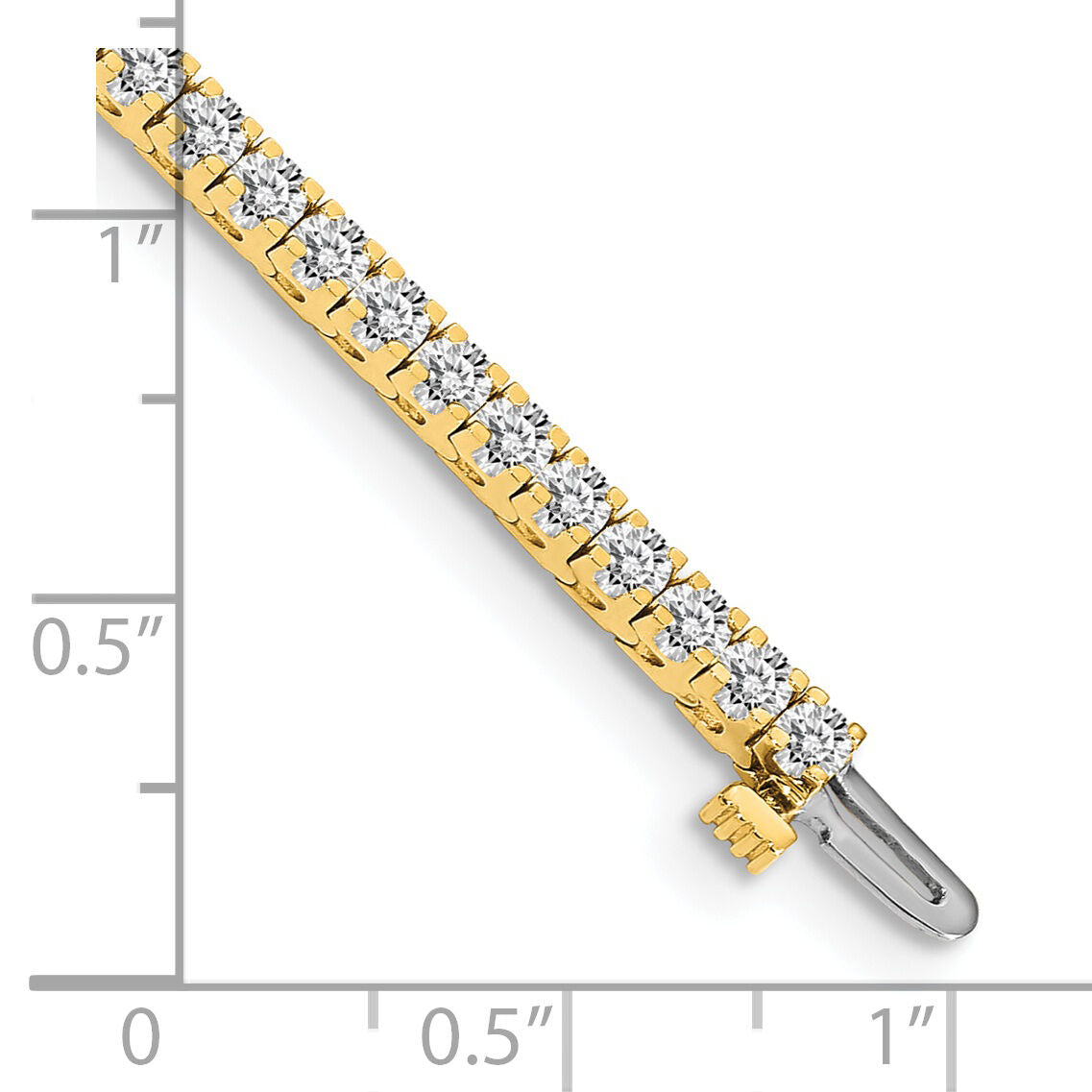 14k AA Diamond Tennis Bracelet-X730AA