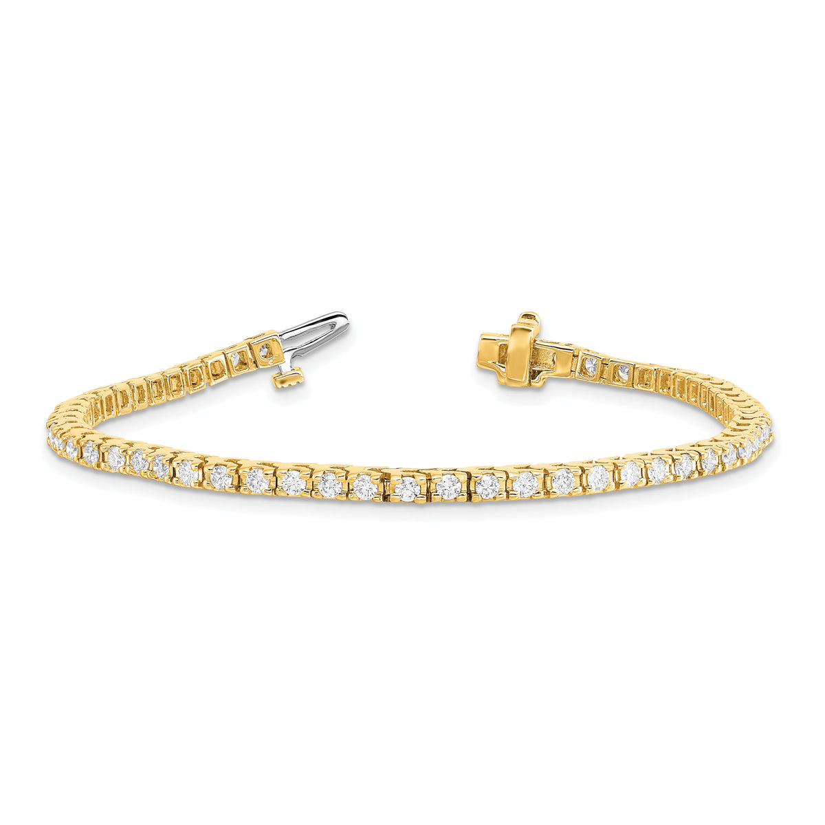 14k Diamond Tennis Bracelet Mounting-X731