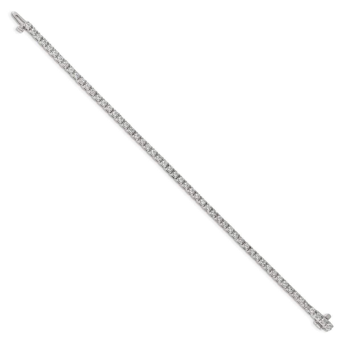14k White Gold Tennis Bracelet Mounting-X731W