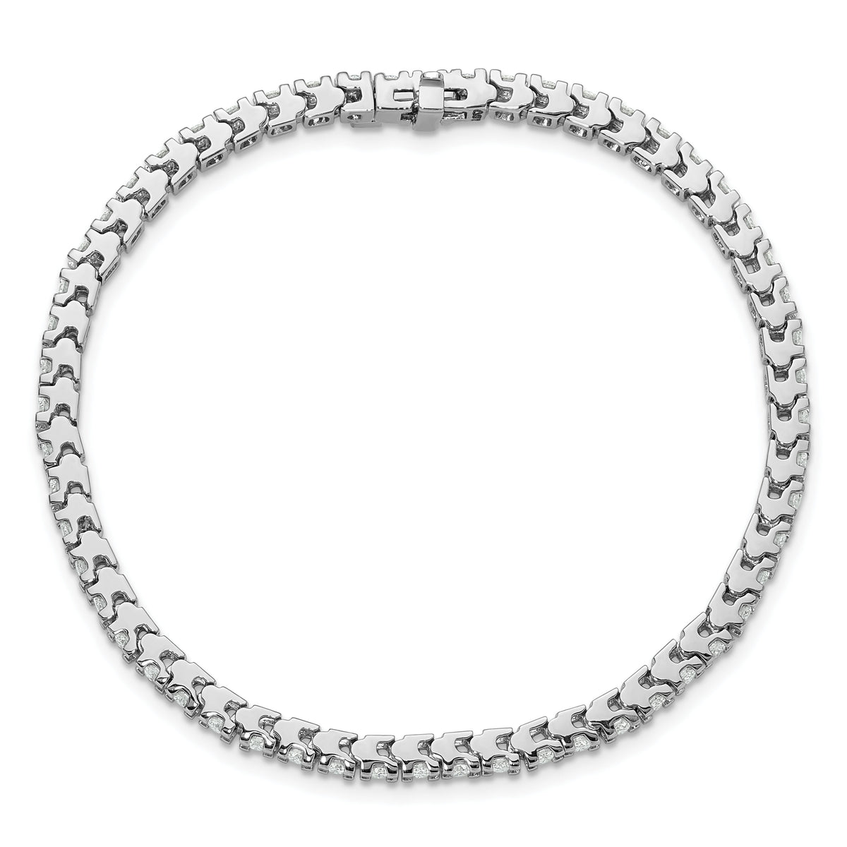 14k White Gold Tennis Bracelet Mounting-X731W
