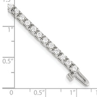 14k White Gold Tennis Bracelet Mounting-X731W