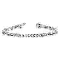 14k White Gold Tennis Bracelet Mounting-X732W