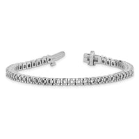 14k White Gold Tennis Bracelet Mounting-X733W