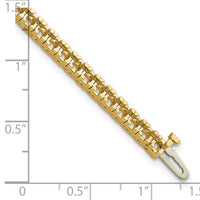 14k Diamond Tennis Bracelet Mounting-X734