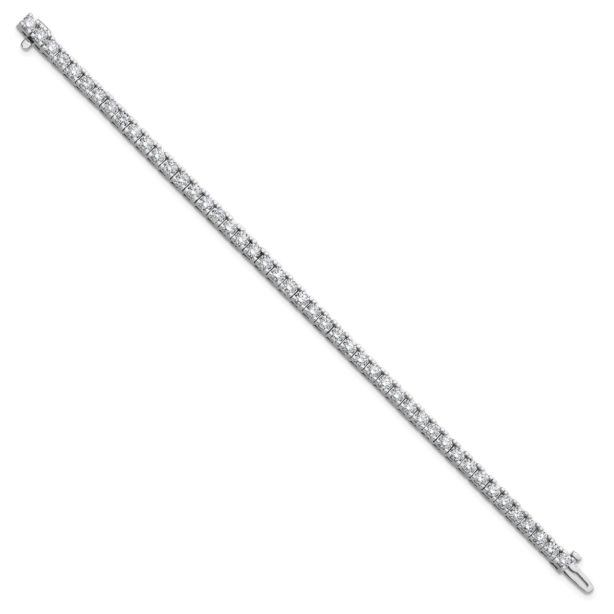 14k White Gold Tennis Bracelet Mounting-X735W