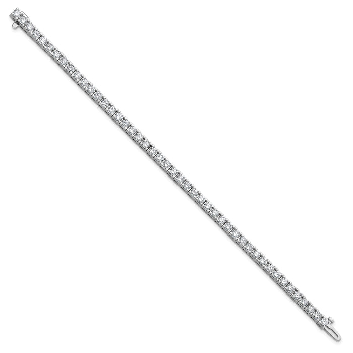 14k White Gold Tennis Bracelet Mounting-X735W