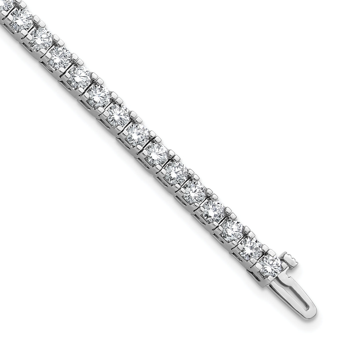 14k White Gold Tennis Bracelet Mounting-X735W