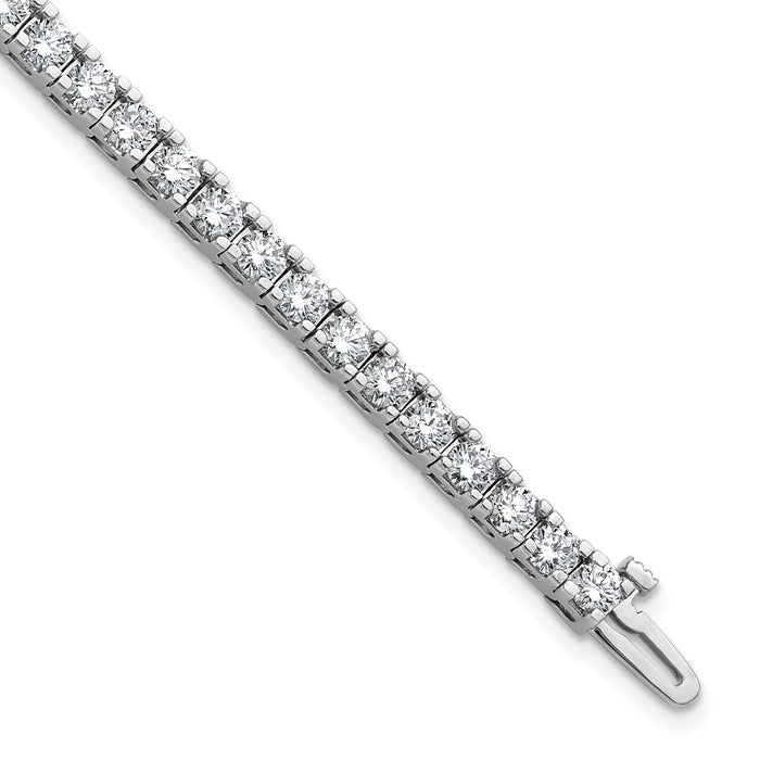 14k White Gold Tennis Bracelet Mounting-X735W