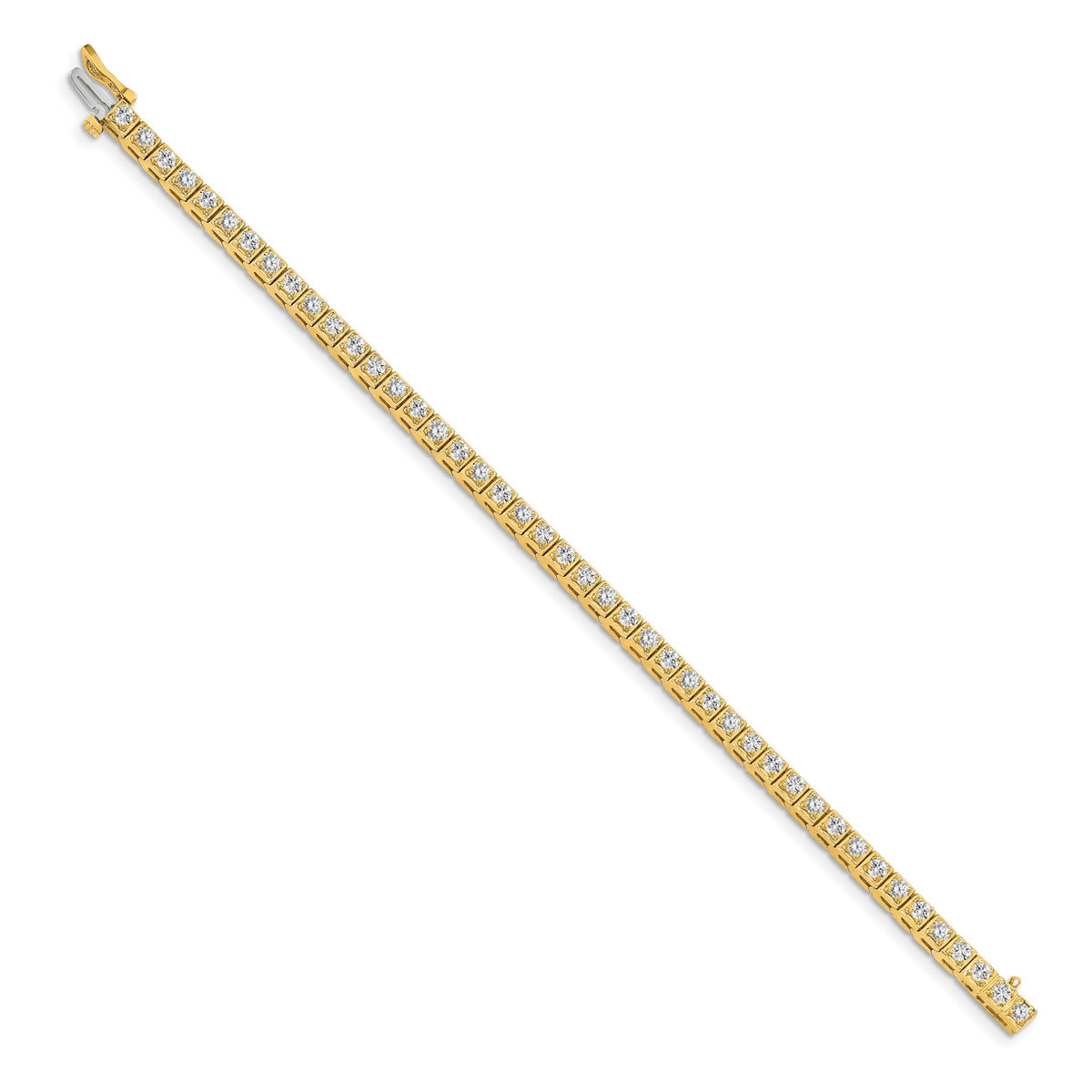 14k AA Diamond Tennis Bracelet-X755AA