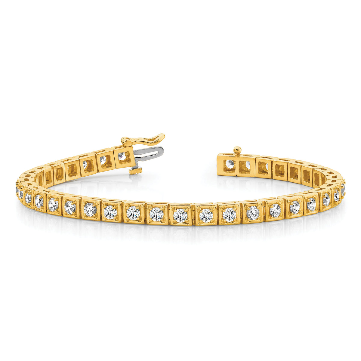 14k 2.2mm Diamond Tennis Bracelet Mounting-X755