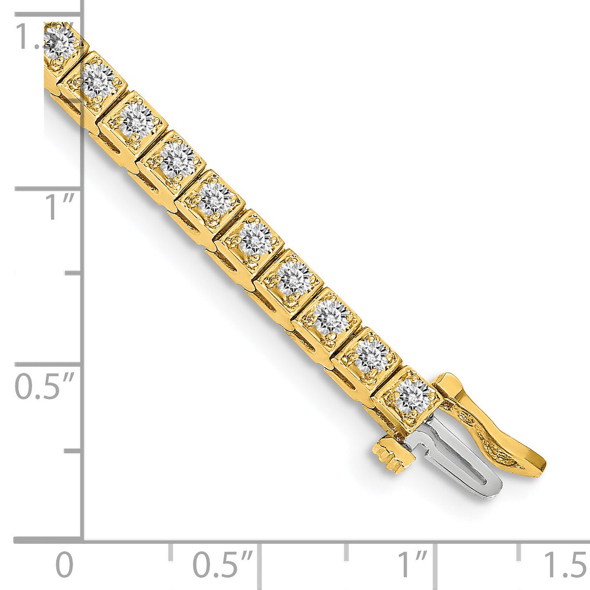 14k 2.2mm Diamond Tennis Bracelet Mounting-X755