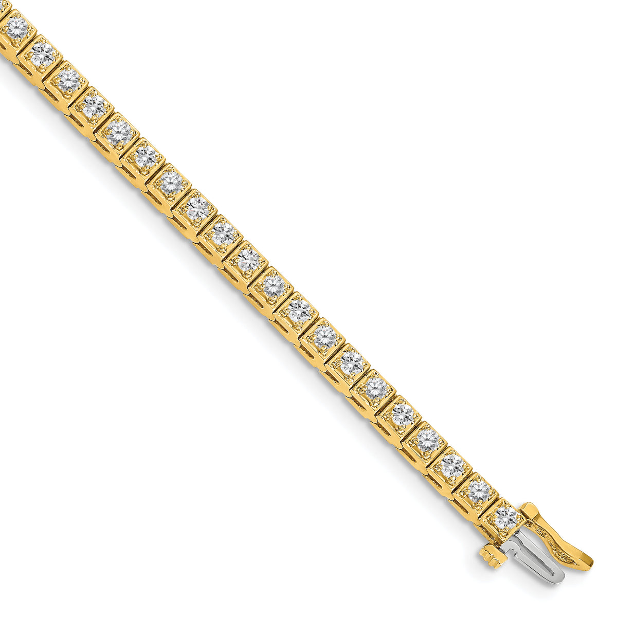 14k 2.2mm Diamond Tennis Bracelet Mounting-X755
