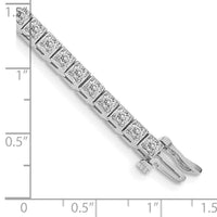 14k White Gold AA Diamond Tennis Bracelet-X755WAA