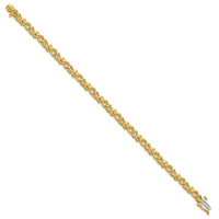 14k 2.1mm Diamond Tennis Bracelet Mounting-X816