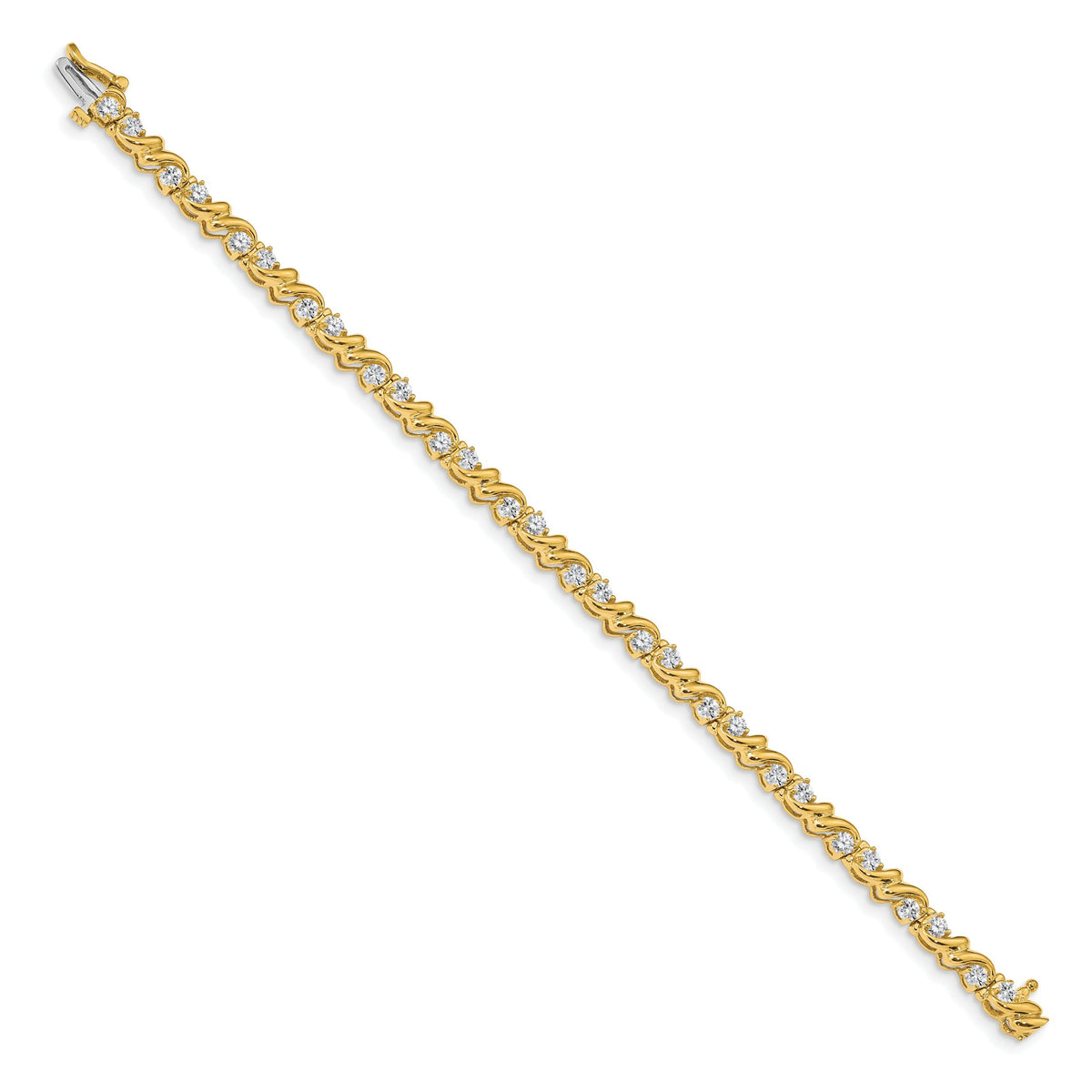 14k 2.4mm Diamond Tennis Bracelet Mounting-X817
