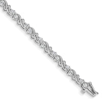 14k White Gold 2.4mm Tennis Bracelet Mounting-X817W
