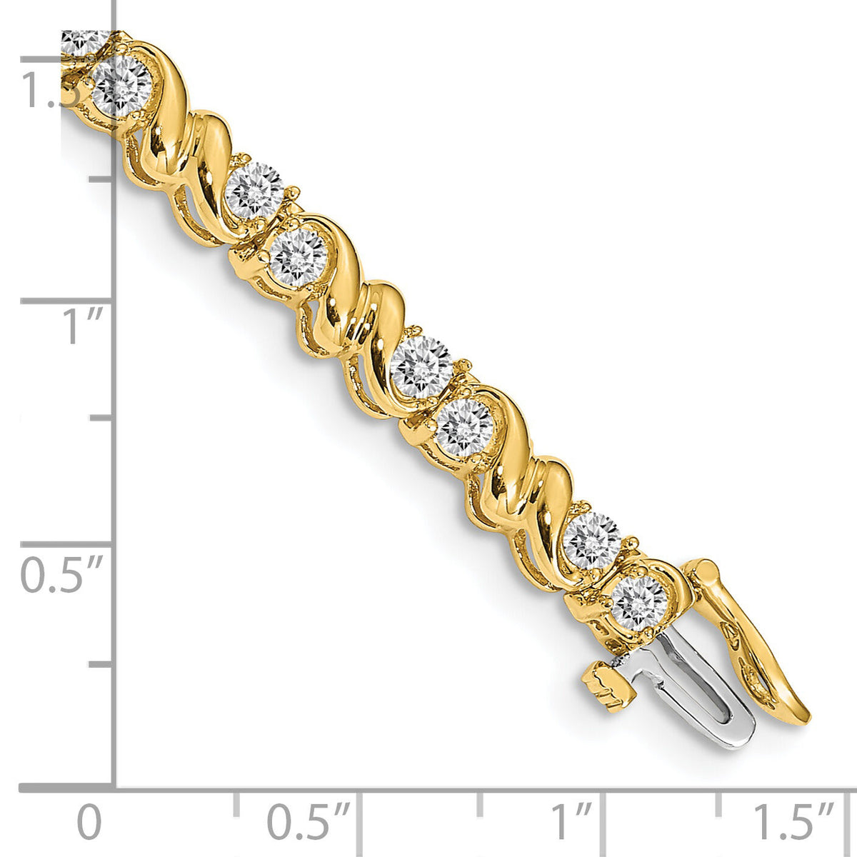 14k 3mm Diamond Tennis Bracelet Mounting-X818