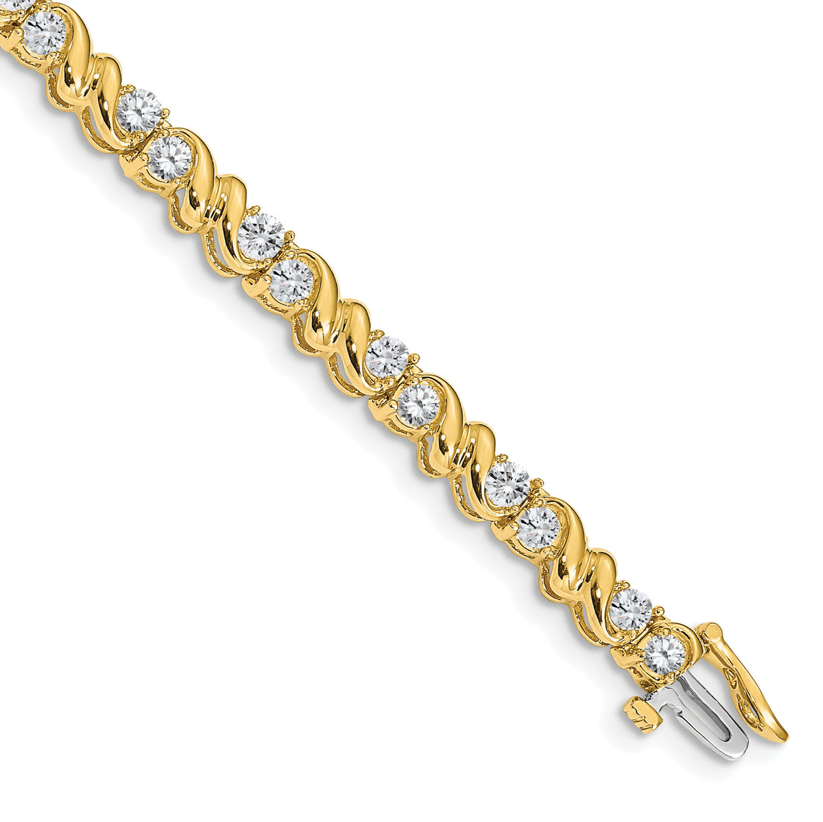 14k 3mm Diamond Tennis Bracelet Mounting-X818