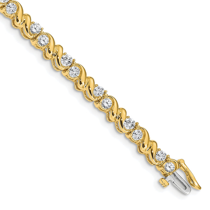 14k 3mm Diamond Tennis Bracelet Mounting-X818
