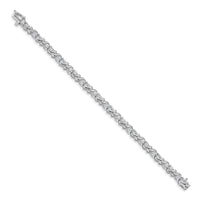14k White Gold 3mm Tennis Bracelet Mounting-X818W
