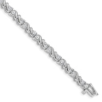 14k White Gold 3mm Tennis Bracelet Mounting-X818W