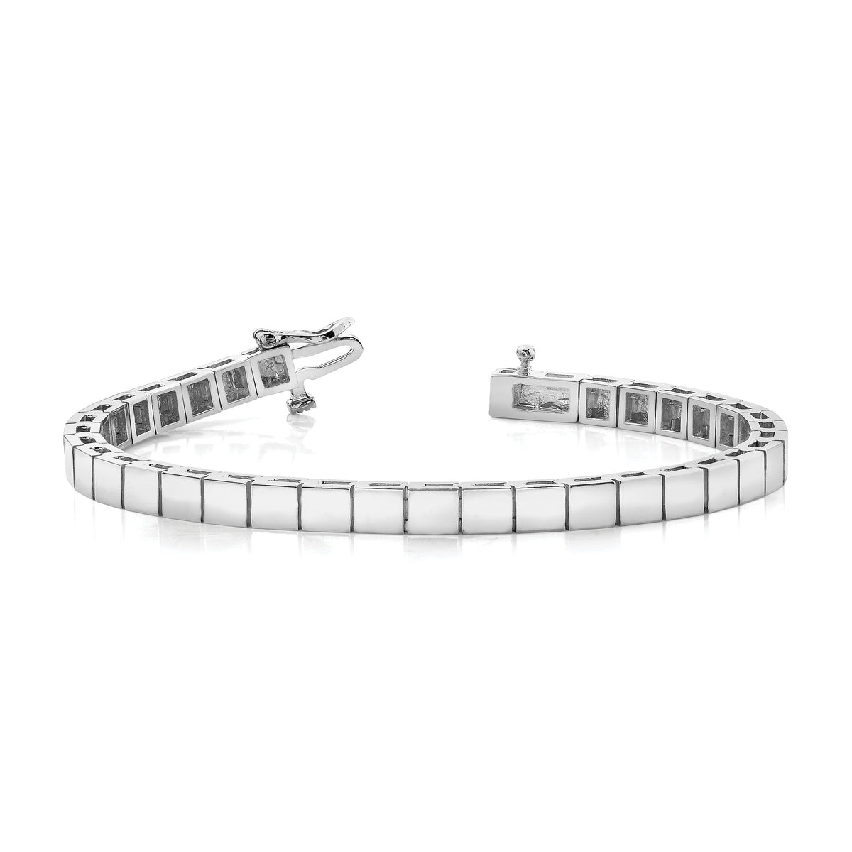 14k WG Holds 43 Stones up to 3mm, Add-a-Diamond Bracelet-X846W