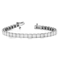 14k WG Holds 36 Stones up to 3.5mm, Add-a-Diamond Bracelet-X847W