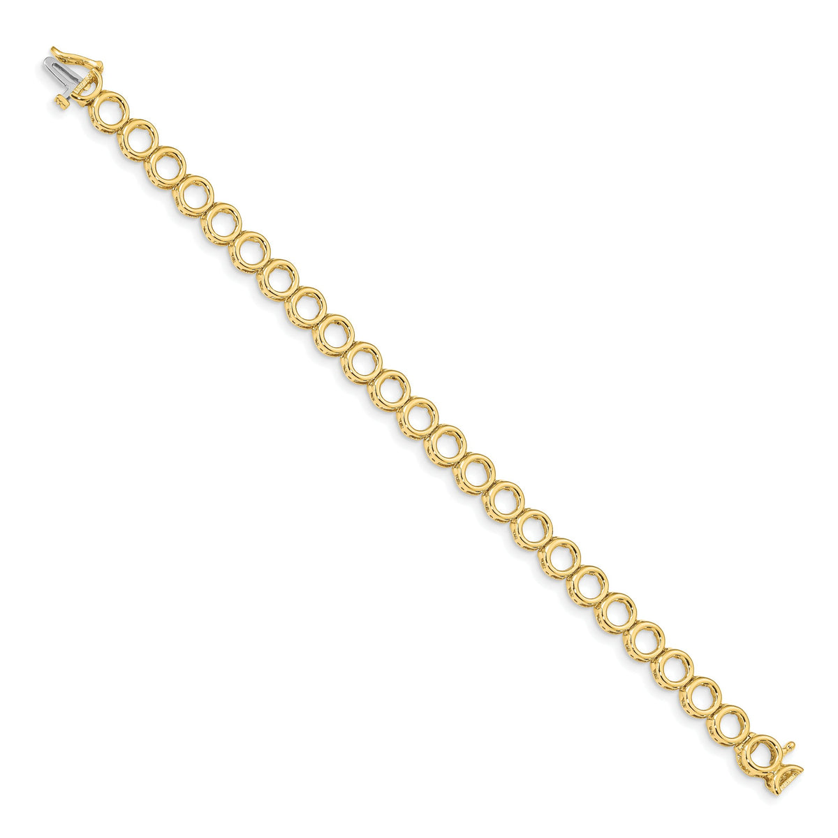 14k Holds 24 Stones up to 2.75mm, Add-a-Diamond Tennis Bracelet-X852