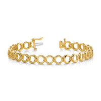 14k Holds 24 Stones up to 2.75mm, Add-a-Diamond Tennis Bracelet-X852
