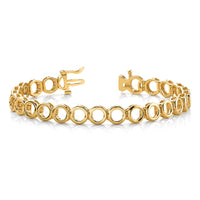 14k Holds 22 Stones up to 3.25mm, Add-a-Diamond Tennis Bracelet-X855