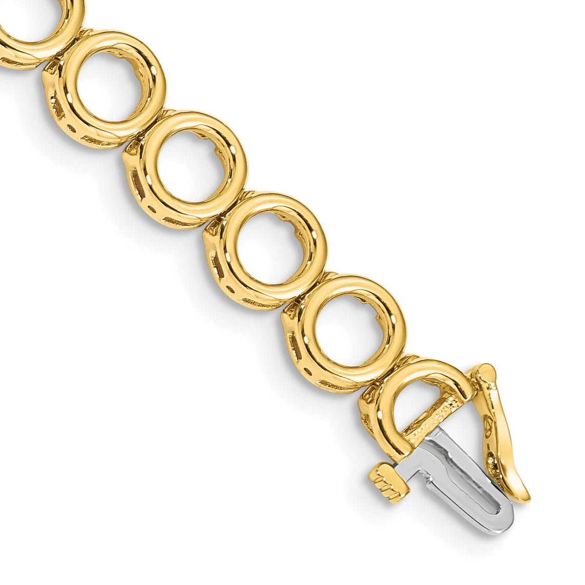 14k Holds 22 Stones up to 3.25mm, Add-a-Diamond Tennis Bracelet-X855
