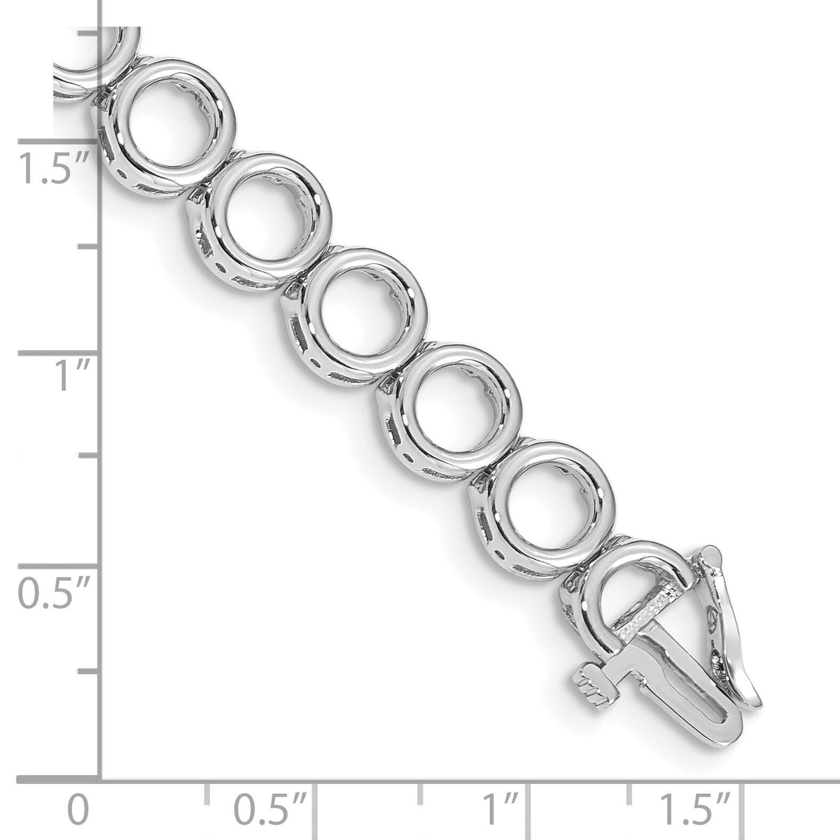 14k WG Holds 22 Stones up to 3.25mm, Add-a-Diamond Tennis Bracelet-X855W