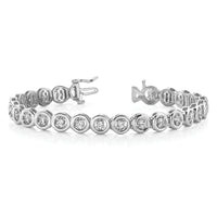 14k WG Holds 22 Stones up to 3.25mm, Add-a-Diamond Tennis Bracelet-X855W
