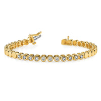 14k Holds 47 Stones up to 2.75mm, Add-A-Diamond Bracelet-X858
