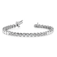 14k WG Holds 47 Stones up to 2.75mm, Add-A-Diamond Bracelet-X858W