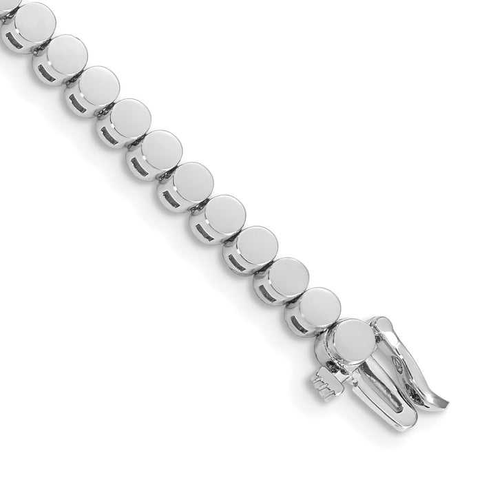 14k WG Holds 47 Stones up to 2.75mm, Add-A-Diamond Bracelet-X858W