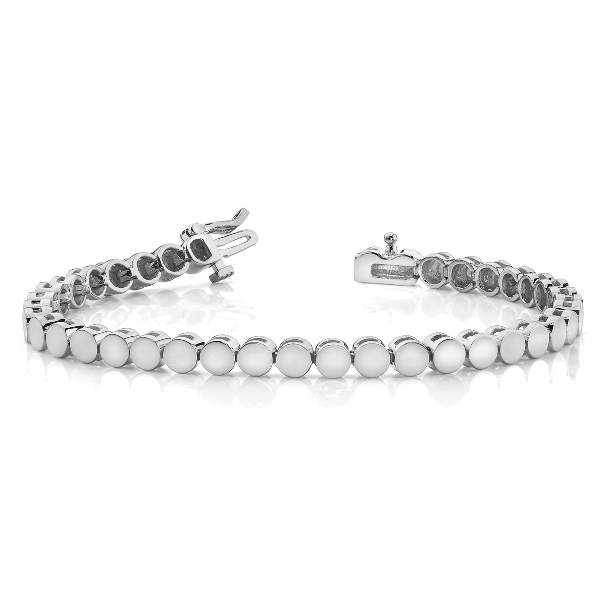 14k WG Holds 39 Stones up to 3mm, Add-a-Diamond Bracelet-X861W